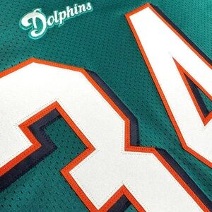 Reebok Green and Orange Sports Jersey